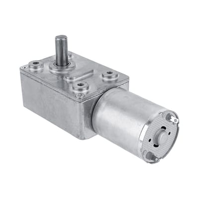 Dailygoody - Hoge Koppel Wormmotor - 12V DC Motor met Terugloopfunctie - 5RPM - Ideaal voor Robotica - Duurzaam en Betrouwbaar - Geschikt voor DIY pro