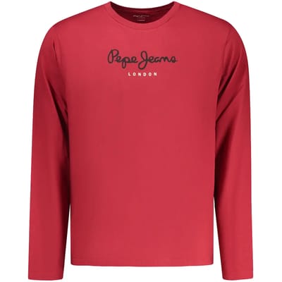 Pepe Jeans Eggo T-shirt Met Lange Mouwen Rood M Man