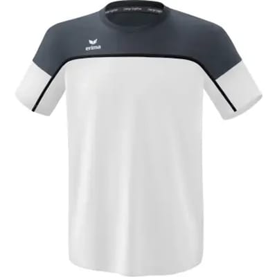 Erima Change T-Shirt Kinderen - Zwart / Slate Grey / Wit | Maat: 128