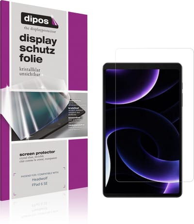 dipos – 2x Beschermfolie geschikt voor Headwolf FPad 6 SE | Krasbestendige & heldere Screenprotector Ultra-Thin