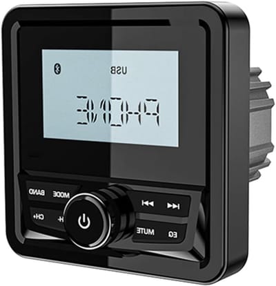 Maritieme Radio - Boot Audio - Muziek Streamen - IPX5 Waterdicht - 200W Vermogen - Zwart