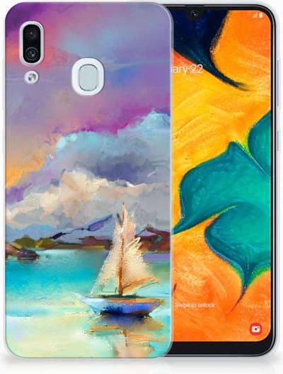 Hoesje maken Samsung Galaxy A30 Boat