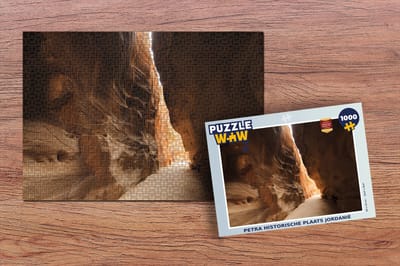 Puzzel Petra historische plaats Jordanië - Legpuzzel - Puzzel 1000 stukjes volwassenen