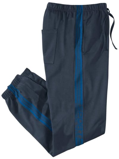 ATLAS FOR MEN - Joggingbroek met decoratieve band - Heren - Verkrijgbaar in grote maten - L