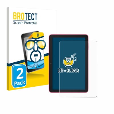 BROTECT - Screenprotector voor Amazon Fire HD 8 2024 - Folie Beschermfolie transparant 2 Stuks
