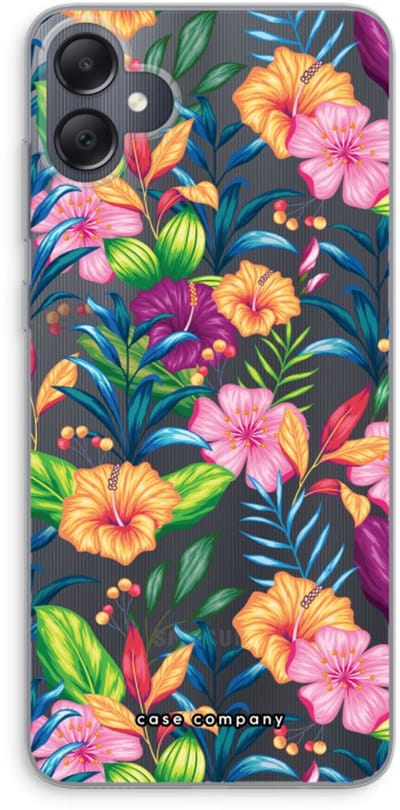 Case Company® - Hoesje geschikt voor Samsung Galaxy A05 hoesje - Tropisch 2 - Soft Cover Telefoonhoesje - Bescherming aan alle Kanten en Schermrand
