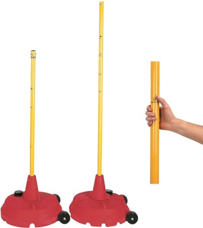 Spordas volleybal paal verstelbaar - sport accessoire voor Big Red Base.