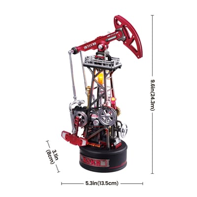 Robotime Oil Extractor - ROKR Industrial City Series - CGL03 - Bouwpakket - Industrie - Miniatuur - Modelbouw