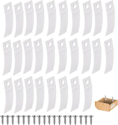 Ladestoppers - Lade buffers - Meubel beveiliging - Verdikt nylon materiaal - 60 x 16 x 2mm - Wit
