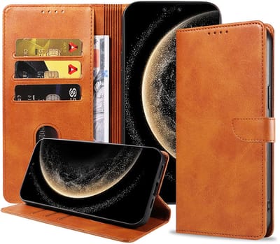 Geschikt voor Huawei Mate 70 Pro / 70 Pro Plus Telefoonhoesje Kunstleer met Magnetisch lipje en Pasjeshouder Book Case met Klepje - Walletcase with Cardslot - Bruin - Smartphonica geschikt voor Huawei Mate 70 Pro;Huawei Mate 70 Pro Plus