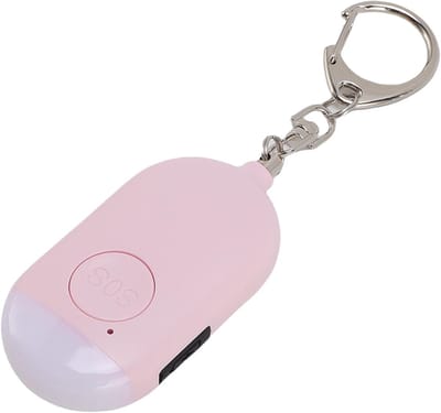 Persoonlijk Alarm - Noodalarm Sleutelhanger - Veiligheid Vergroten - 130dB Geluid - 8 x 6 x 2 cm - Roze