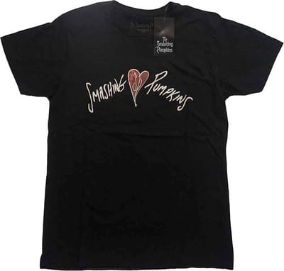 Smashing Pumpkins - Gish Heart Heren T-shirt - S - Zwart