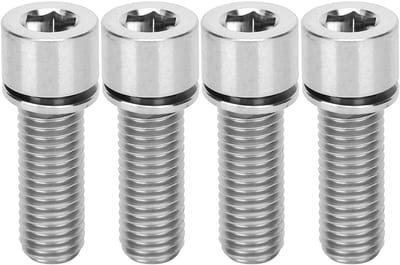 Dailygoods- Stuurpenbouten M7x20mm - Conische Kop Bouten - Stuurpen Schroeven - Fietsaccessoires - Titaniumlegering - Breed Gebruik - Fietsschroeven