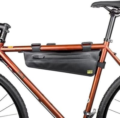Fiets Driehoek Tas - Frame Tas - Fietsen Opbergen - Uitbreidbaar Waterdicht - 2 Liter Capaciteit - Zwart