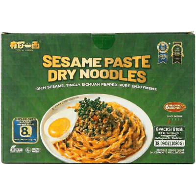 Huiji Youyimian szechuanpepernoedels, 8 pakken, 1080 g