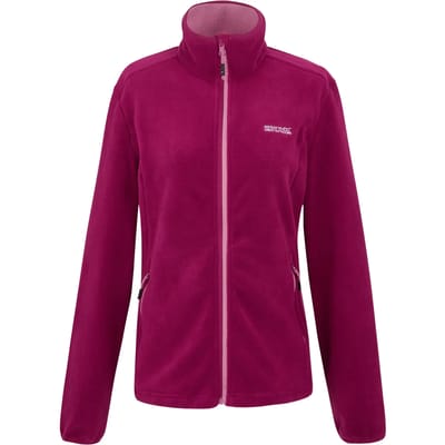 Fleece Wandelen Dames Hoge Kraag Ritszakken Floreo Iv