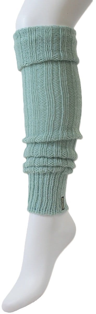 Bonnie Doon Beenwarmers Aqua groenblauw Unisex Onze Size - Dames en Heren - Sleever - Legwarmer - Grof Gebreid - Wol - 1 paar - Warm - Comfortabel - Aqua - Mode Accessoire - BE021766.123