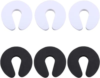 Veilige Deurvingers Beschermers - 6 Stuks Soft Foam Deurstopper voor Kinderen en Huisdieren, Voorkom Letsel en Slamming van Deuren