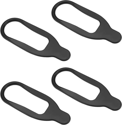 Rubberen Riemen Set - Spanbanden Bevestiging - Vervoer Vastzetten - Duurzaam Rubber Materiaal - 11.5cm Lengte - Zwart