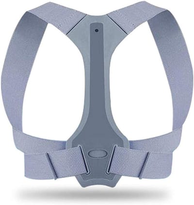 Houding Corrector - Rugsteun Brace - Verbeter Houding - Ademend Materiaal - Verstelbaar - Zilver
