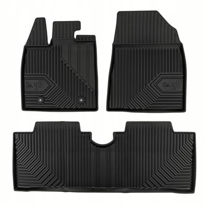 FROGUM Line 77 DryZone – Automattenset met Kofferbakmat – Perfecte pasvorm – Geurloos TPE – Hoge beschermrand