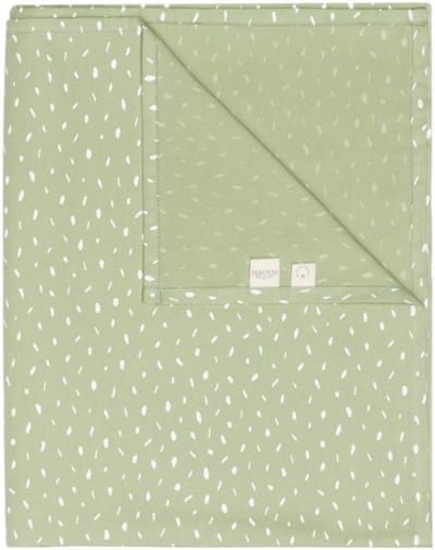 Plum Plum - Laken wieg 80x100cm - Dot Pistache
