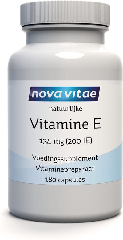 Nova Vitae - Vitamine E - 200 IE - Tocoferol - 180 capsules