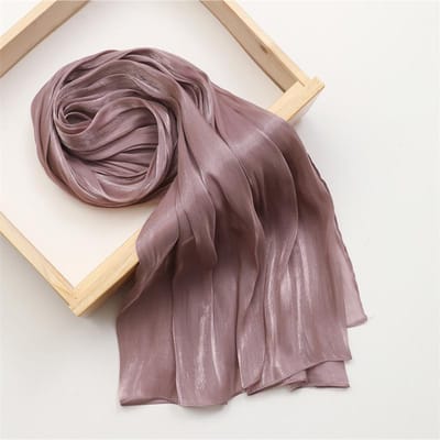 Écharpe Printemps Automne Femme Unie Écharpes de Designer Pashmina Hijab Écharpes Châles Wraps Foulard Bandeau Foulard de Tête Cou-de-pied Hijab 180X70cm gray