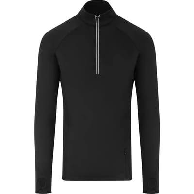 Herensportshirt 'Cool-Flex 1/2 Zip Top' Black - L