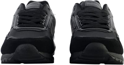 Orangy sneakers met veters