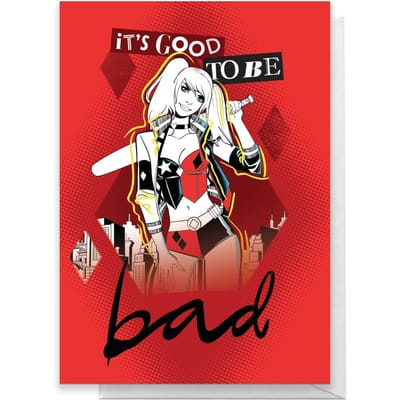 Harley Quinn Greetings Card - Standard Card