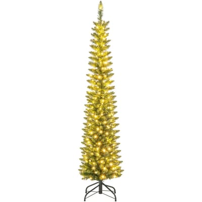 Coast Kunstkerstboom Met 499 Takken - 200 Warmwitte LED-Lampjes - 210 cm Hoog - Groen