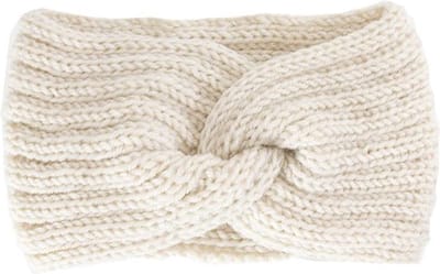 *** Winter Fashion Haarband Wit Maat S - Hoofdband Oorwarmers - van Heble® ***