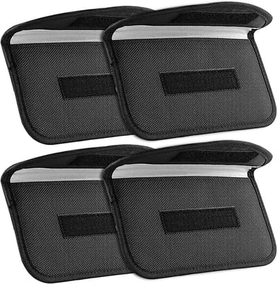 Signal Blocking Tas Set van 4 Stuks - Bescherming tegen RFID en GPS, Stijlvol Ontwerp