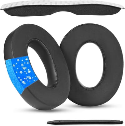 Koel Gel Oorkussens en Hoofdband voor Sennheiser HD598, HD595, HD569 en Game ONE Headsets - Comfortabele Mesh Stof en Ondersteuning voor Langdurig Gebruik
