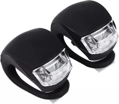 Fietslamp - 2 stuk(s) - Zwart - Rood & Wit - Fietsverlichting - Fietslicht -  Fietslampjes - Fiets