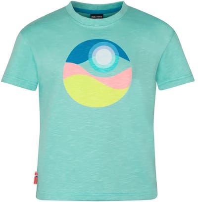 Trollkids Halsafjord T-shirt Met Korte Mouwen Groen 104 cm Kinderen