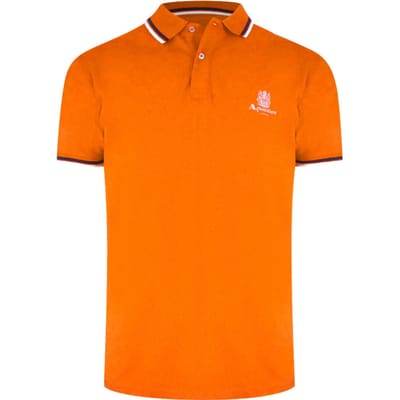 Aquascutum Active Katoenen Polo Oranje