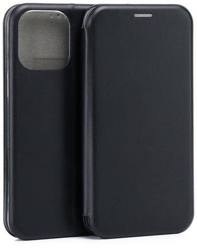Beline - Book Magnetic - iPhone 16 Pro Max - Zwarte Eko-lederen Flip Case