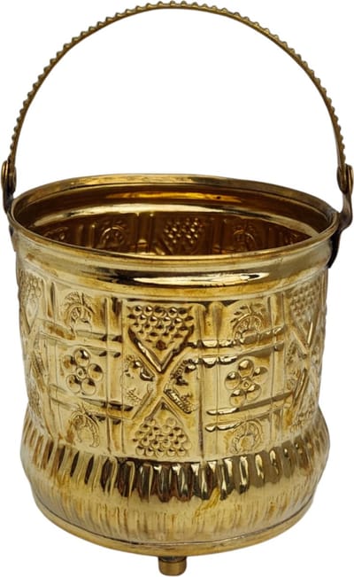 Koperen emmer | diameter 9cm | Hammam emmer | Decoratie | Sauna | Hennadag emmer | 100% koper