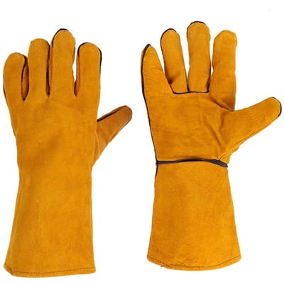 Hittebestendige handschoenen voor lassen, barbecue en tuinieren - 35 cm, vuurvast en veilig