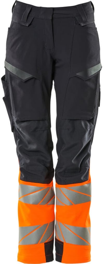 Mascot Accelerate Safe Broek met kniezakken 19178-511 - donkermarine/hi-vis oranje - C46 - 76