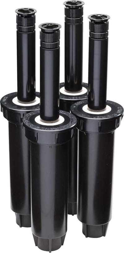 Professionele Pop-Up Sprinkler, Verstelbaar 0° - 360°, 8' - 15' Sproei Afstand, 4-Pack