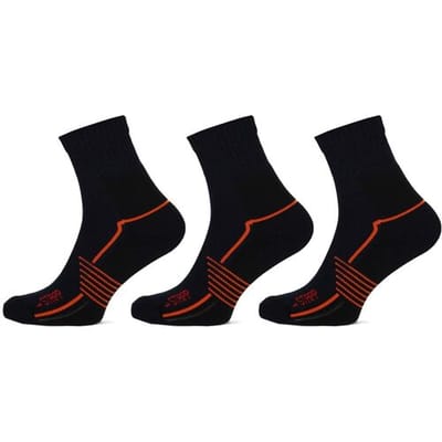 STAPP Wandelsokken Quarter - Active Outdoor Bamboe - 3 paar - Marine - Maat 35/38