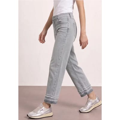 Straight Legs jeans met decoratieve zoom