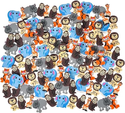 Dieren Speelgoed Set - Jungle Figuren - Educatief Spelen - 144 Stuks - 259 Gram