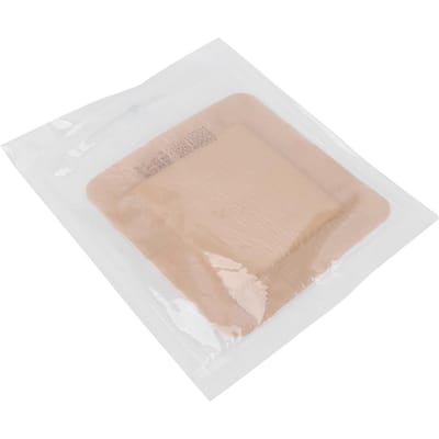 Gel sacraal kussen, sterk absorberende vulling, siliconen kleefschuim wondverband, 10 x 10 cm 10 X 10cm white