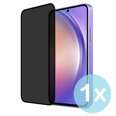 Privacy Screenprotector Geschikt voor Samsung Galaxy A54 – Anti-Gluren – Krasbestendig Gehard Glas 9H – Volledige Dekking – FuturiQ