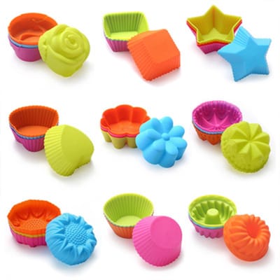36 stuks - Bakvormjes - cupcake vormpjes - cakevormpjes - BPA Vrij - Non-Stick - muffin -vorm - taart- gebak - koekjes -bakvorm siliconen - Cake - Koekjes - Dessert - Siliconen
