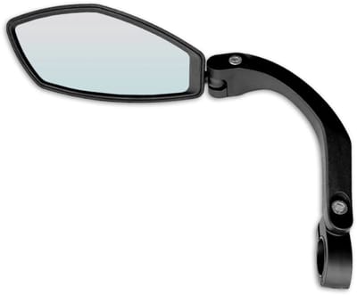 Lynx fietsspiegel links – stuur spiegel fiets – Ø 18-24 mm – 110x47 mm – voor stadsfiets / e-bike / speed pedelec